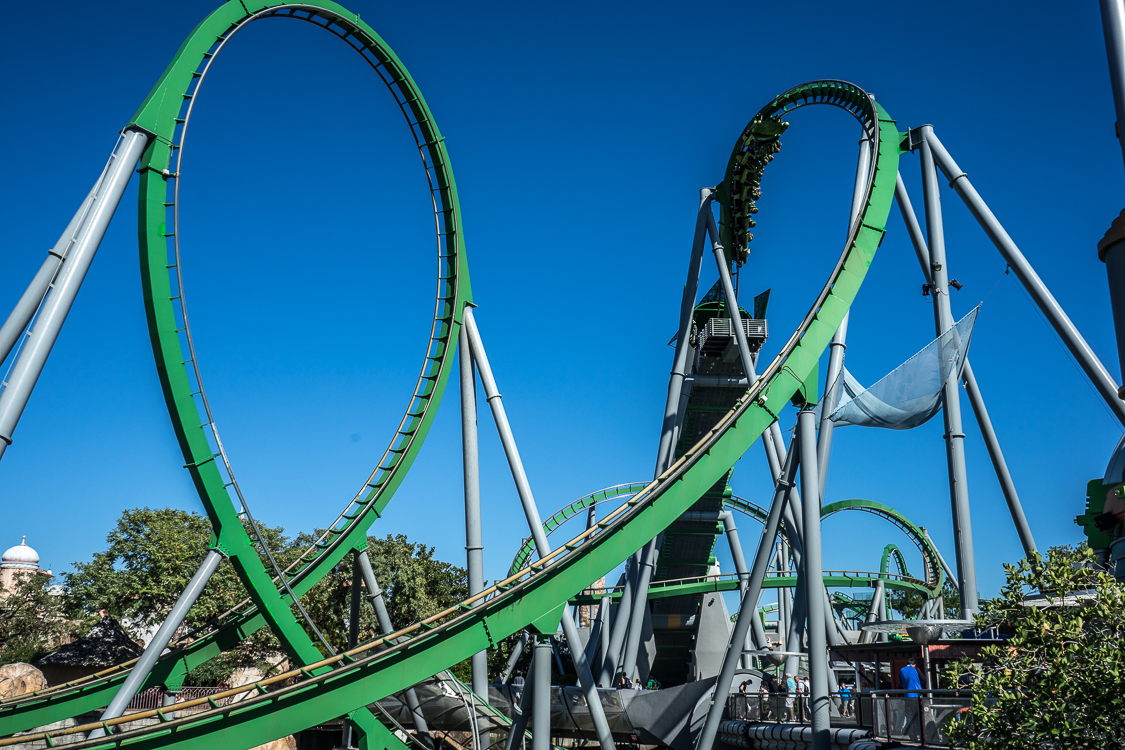 The Incredible Hulk Coaster at Universal s Islands of Adventure